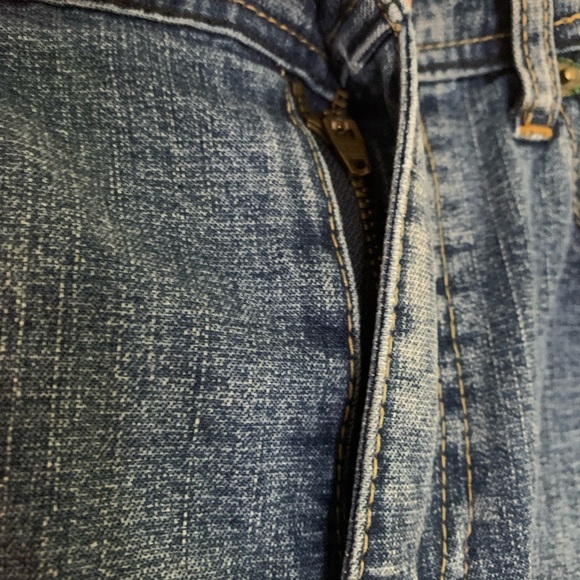 Denim Maxi Skirt with Back Slit - Picture 5 of 6